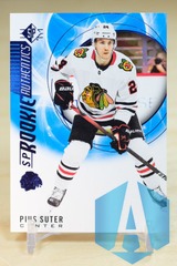 2020-21 SP Rookie Authentics Blue #131 Pius Suter - Chicago Blackhawks